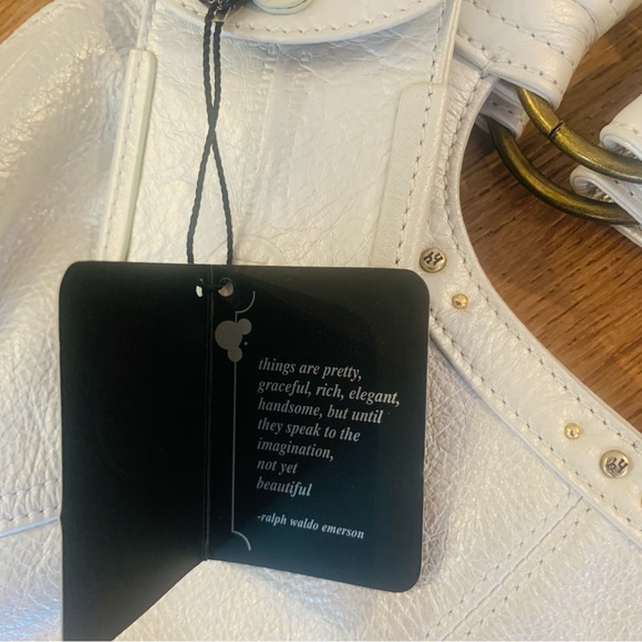 RARE Hayden Harnett White Handbag Mercer Clutch - Picture 10 of 16